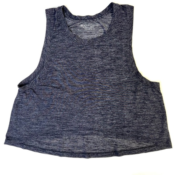Beyond Yoga Cloud Heather Muscle Tank Top Gray Size Medium - Picture 3 of 9